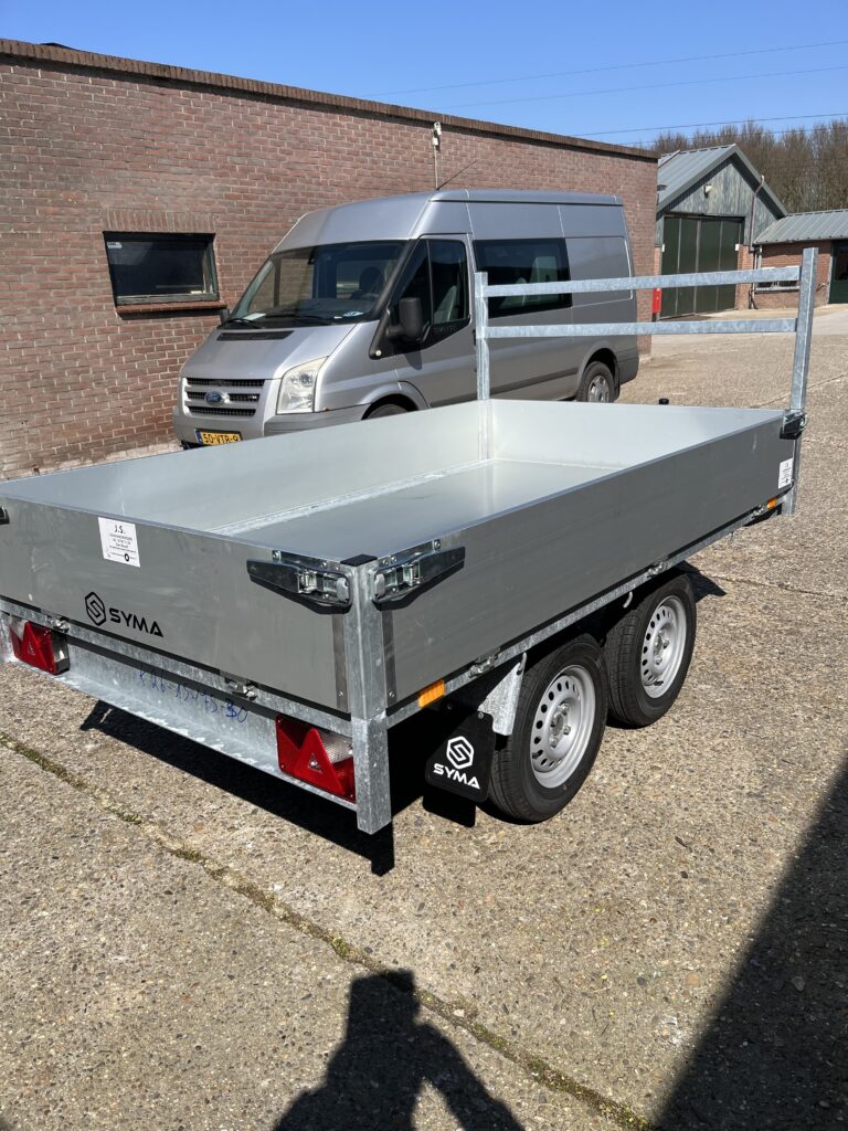 Nieuwe Syma dubbelas plateauwagens ongeremd